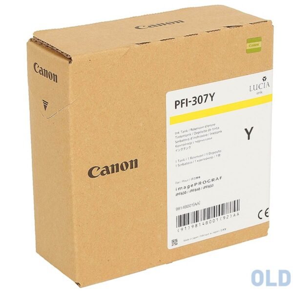 Tinta CANON PFI-307 Yellow