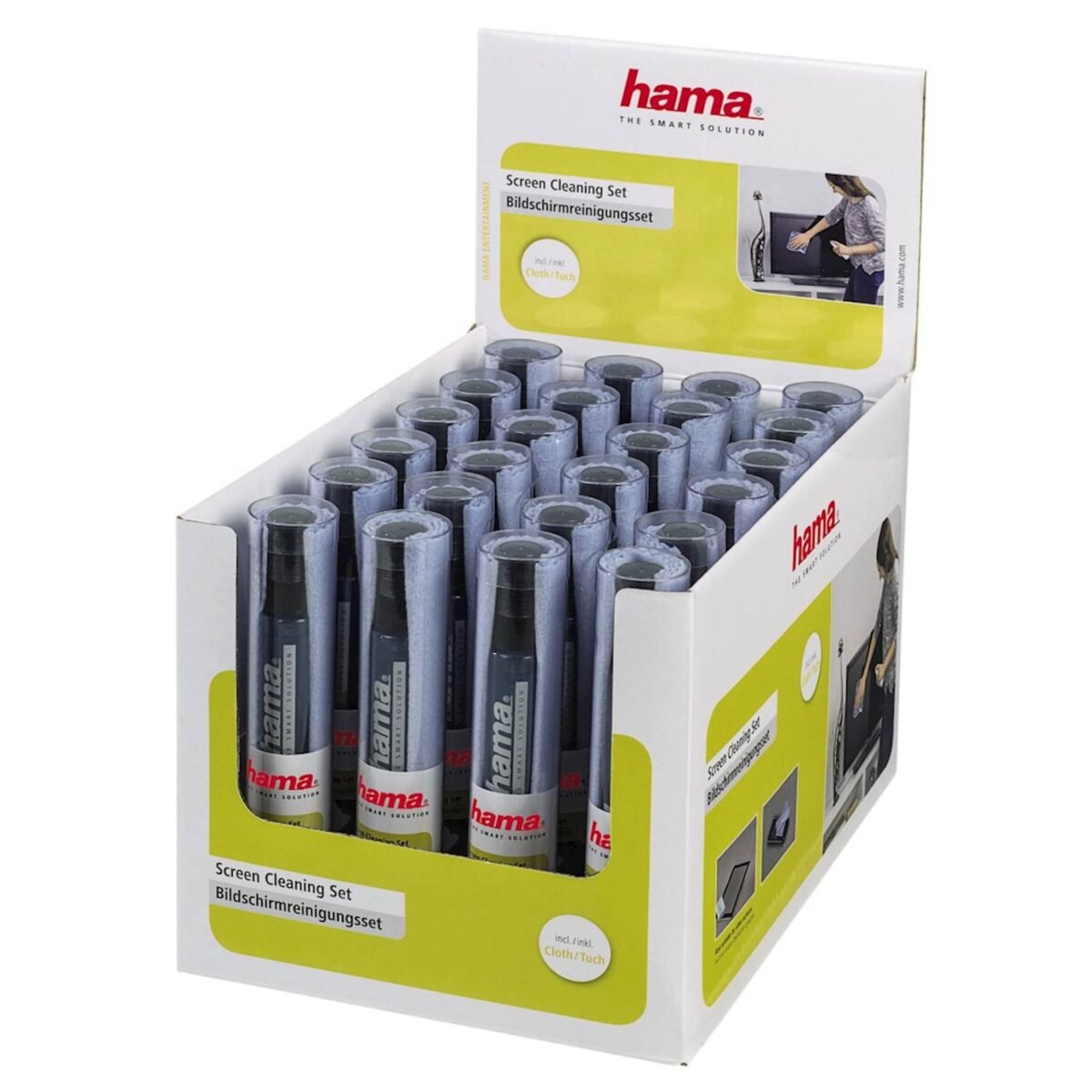 Set za čišćenje displeja Hama, 15 ml, sa krpicom - Image 1