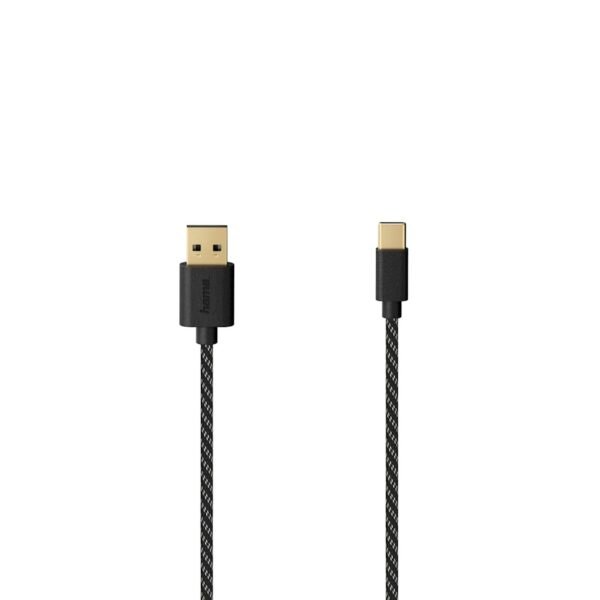 USB-C kabal Hama  USB 2.0, pozlaćen 1,50 m, 2