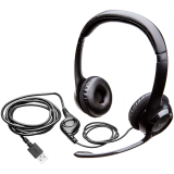 LOGITECH H390 Corded Headset - BLACK - USB
