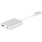 Moshi USB-C to Digital Audio Adapter with Charging/ 1 x 3.5 mm Headphones jack/ 1 x USB-C pass-through port/  Titanium Gray