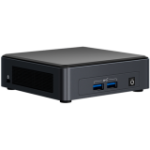 Intel NUC 11 Pro Kit NUC11TNKi3: Intel Core i3-1115G4, Intel UHD Graphics, Dual HDMI 2.0b w/HDMI CEC, Dual DP 1.4a via Type C, Front: 2xUSB 3.2 Rear: 2xUSB 4 (type C), 1xUSB 3.2, 1xUSB 2.0 Internal: 1xUSB 3.2 on m.2 22x42 (pins), 2xUSB 2.0 (headers), EU cord, single pack