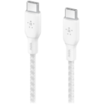 BELKIN 100w USB-C to USB-C Braided Cable 2M White