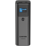 CANYON power bank PB-2010 TFT 27000 mAh 97.2Wh PD140W QC 3.0 Dark Grey
