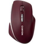 CANYON mouse MW-21 BlueLED 7buttons Wireless Burgundy Red