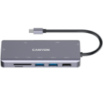 CANYON hub DS-11 9in1 USB-C Space Grey