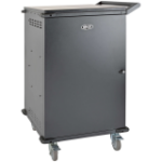 Eaton Tripplite Multi-Device Charging Cart, 36 AC Outlets, Chromebooks and Laptops, 230V, Schuko Black, 2yr warranty