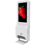 Prestigio IDS Totem Sanitizer 21.5" IPS, FHD 1080x1920, OS Android 7.1.1 with PC:RK3288 /4GB /16GB emmc, 2MP cam, 50cm temp detect, 3L Auto Hand Wash, Speaker 2x5W, pillar & base stand