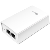 TP-Link POE4824G Omada 48V 24W Passive PoE Adapter, 1× 10/100/1000Mbps RJ45 Shielded Data IN Port, 1× 10/100/1000Mbps RJ45 Shielded Passive PoE Port, 48V passive PoE supported, Wall mount, Auto-determine the necessary power requirements