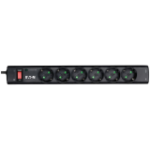 Eaton Protection Strip 6 Tel DIN, 10A, Input: Schuko, Outputs: (6) Schuko, Tel & Internet line Eaton Protection, 2yr warranty