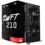 XFX SPEEDSTER SWFT210 RADEON RX7600 CORE Gaming Graphics Card with 8GBGDDR6 HDMI 3xDP, AMD RDNA™ 2