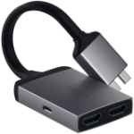 Satechi Type-C Dual HDMI Adapter - Space Grey