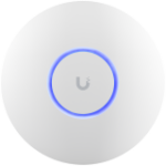 UBIQUITI U6+, WiFi 6, 4 spatial streams, 140 m² (1,500 ft²) coverage, 300+ connected devices, Powered using PoE, GbE uplink.