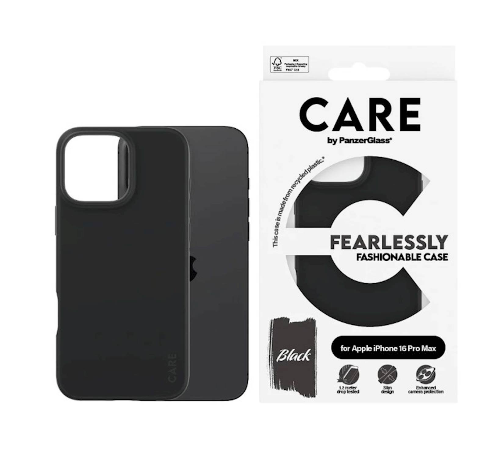 Zaštitni okvir Care iPhone 16 Pro Max Black