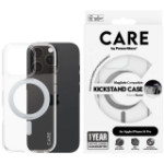CARE by PanzerGlass Feature Case Transparent w. Silver Kickstand & MagSafe iPhone 16 Pro