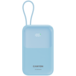 CANYON power bank OnPower 101 built-in cable 10000 mAh PD22.5W Blue