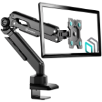 ONKRON Monitor Arm Desktop Mount for 13” to 34-Inch LCD LED Screens up to 10 Kg, Black