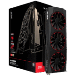 XFX Quicksilver AMD Radeon RX 9070XT Magnetic Air Edition with 16GB GDDR6 HDMI 3xDP AMD RDNA 4