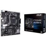 ASUS PRIME A520M-K AM4 mATX MB - AMD A520 2xDIMM DDR4 1xM.2 4xSATA PCIe 3.0 1Gb Ethernet 1xD-SUB 1xHDMI