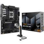 ASUS TUF GAMING X870-PLUS WIFI AM5 ATX gaming MB - AMD X870 4xDIMM DDR5 4xM.2 2xSATA PCIe 5.0 2.5Gb Ethernet WiFi 7 + Bluetooth 1xHDMI 2xUSB4 40Gbps ports (USB Type-C) with Aura Sync