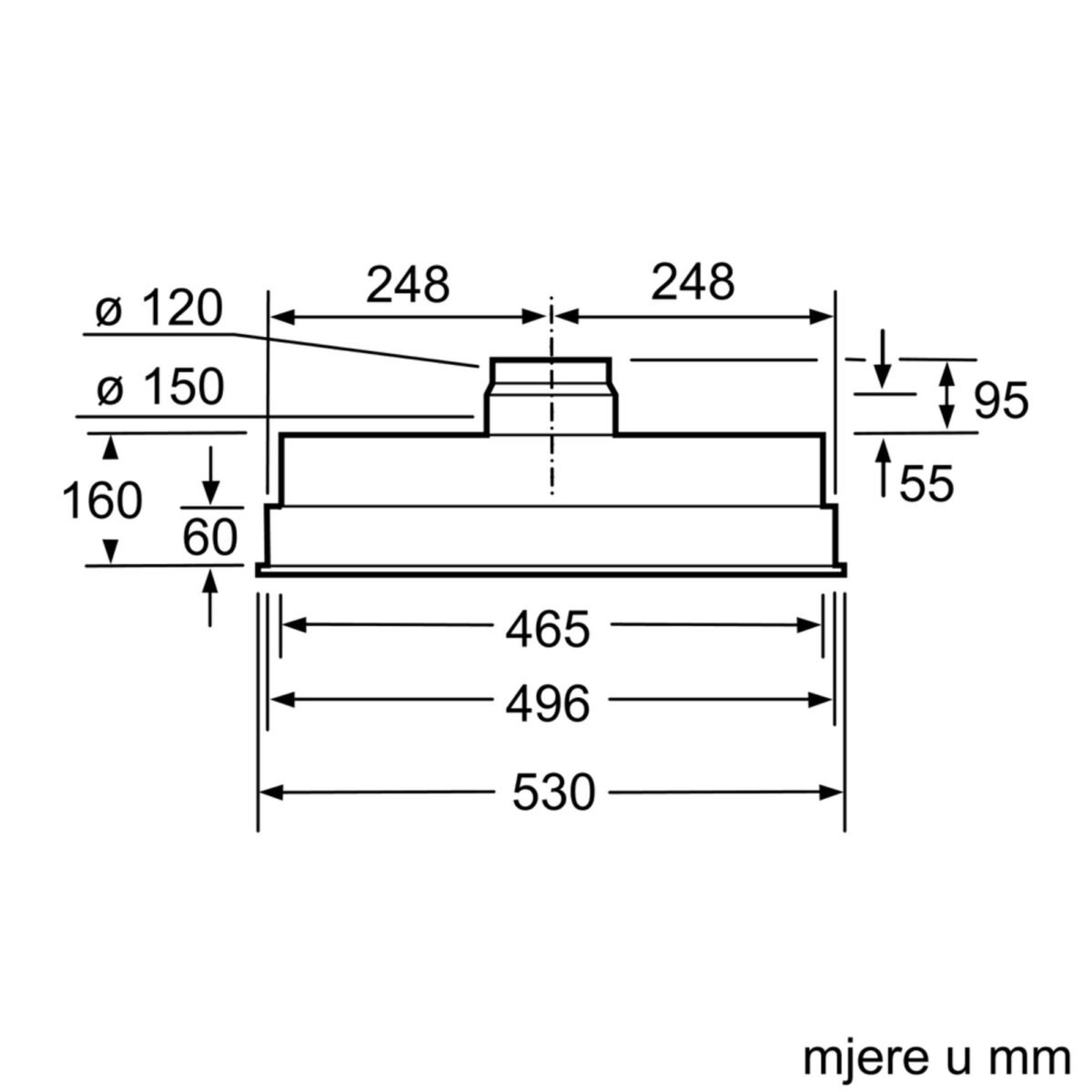 BOSCH Potpuno ugradbena napa Serie 4| C, 2 Motora, 618 m3/h,  Buka: 38/56dB, DE - Image 3