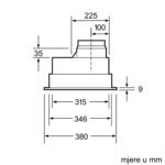 BOSCH Potpuno ugradbena napa Serie 4| C, 2 Motora, 618 m3/h,  Buka: 38/56dB, DE - Image 4
