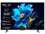 TCL 50"P7K 4K QLED TV 60HzGoogle TV; HDR multi-format;HVA Panel; Game Master; Dolby Atmos;