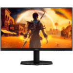 AOC Monitor LED 24G42E 23.8" Fast IPS Gaming 180Hz 1920x1080 (FHD) Adaptive Sync 0.5ms 300 cd/m2 1000:1 HDMI 2.0, DisplayPort 1.4,  Tilt VESA Black & Red - Image 2