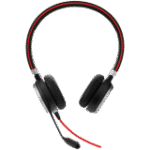 JABRA EVOLVE 40 MS Stereo USB Headband, Noise cancelling, USB and 3.5 jack connectivity, with mute-button and volume control on the cord, Busylight , Discret boomarm, Microsoft optimized - Image 2