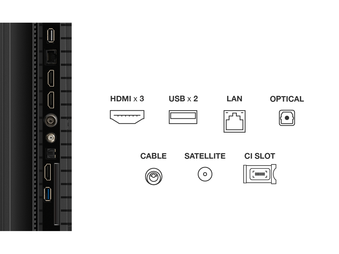 TCL 75"P7K 4K QLED TV 60HzGoogle TV; HDR multi-format;HVA Panel; Game Master; Dolby Atmos;