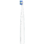 AENO Sonic Electric toothbrush, DB7: White, 3modes, 1 brush head + 2 stickers,  30000rpm, 100 days without charging, IPX7 - Image 2