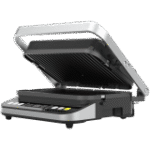 AENO ''Electric Grill EG5: 2000W, 2 heating modes - Lower Grill, Both Grills, 6 preset programs, Defrost, Max opening angle -180°, Temperature regulation, Timer, Removable double-sided plates, Plate size 320*220mm'' - Image 2