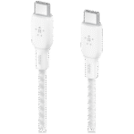 BELKIN 100w USB-C to USB-C Braided Cable 2M White - Image 2
