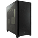 CORSAIR 4000D Tempered Glass Mid-Tower ATX Case — Black - Image 2