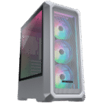 COUGAR Archon 2 Mesh RGB PC Case, Mid Tower, White + PSU STC600, 600W Preinstalled - Image 2