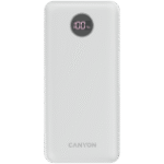 CANYON power bank PB-2002 LED 20000 mAh PD 20W QC 3.0 White - Image 2