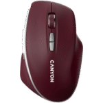 CANYON mouse MW-21 BlueLED 7buttons Wireless Burgundy Red - Image 2