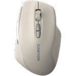 CANYON mouse MW-21 BlueLED 7buttons Wireless Cosmic Latte - Image 2