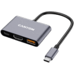 CANYON hub DS-4 3in1 USB-C Grey - Image 2