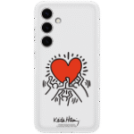 Samsung Galaxy S24+ Flipsuit Case White (includes White Keith Haring plate) - Image 2