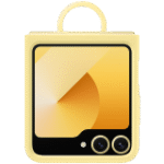 Samsung Galaxy Z Flip6 Silicone Case Yellow - Image 2