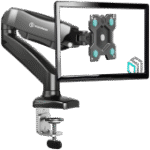 ONKRON Monitor Desk Mount for 13 to 32-Inch LCD LED OLED Screens up to 8 kg, Black - Image 2