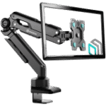 ONKRON Monitor Arm Desktop Mount for 13” to 34-Inch LCD LED Screens up to 10 Kg, Black - Image 2