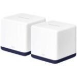 Mercusys Halo H50G (2-Pack) AC1900 Whole Home Mesh Wi-Fi System, 600 Mbps at 2.4 GHz + 1300 Mbps at 5 GHz, 3× Internal Antennas, 3× Gigabit Ports per Unit (WAN/LAN auto-sensing), Halo APP, Router/AP Mode, One Unified Network, MU-MIMO, Beamforming - Image 2