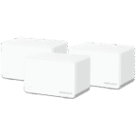 Mercusys Halo H70X(3-pack) AX1800 Whole Home Mesh Wi-Fi 6 System, 574 Mbps at 2.4 GHz + 1201 Mbps at 5 GHz,Internal Antennas, 3xGigabit Ports per Unit,1024-QAM, OFDMA, MERCUSYS APP, Router/AP Mode, 150+ devices, 550m2 coverage - Image 2