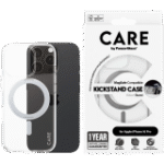 CARE by PanzerGlass Feature Case Transparent w. Silver Kickstand & MagSafe iPhone 16 Pro - Image 2
