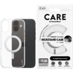 CARE by PanzerGlass Feature Case Transparent w. Silver Kickstand & MagSafe iPhone 16 Plus - Image 2