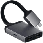 Satechi Type-C Dual HDMI Adapter - Space Grey - Image 2