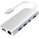 SATECHI Aluminum Type-C Multimedia Adapter - Silver - Image 2