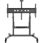 ONKRON Mobile TV Stand Rolling TV Cart for 50 to 100-Inch Screens up to 120 kg, black - Image 2